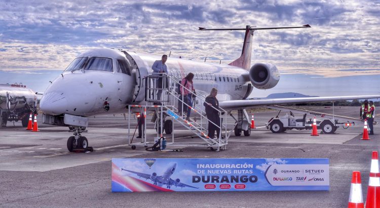 Nuevas rutas aéreas en el aeropuerto de Durango