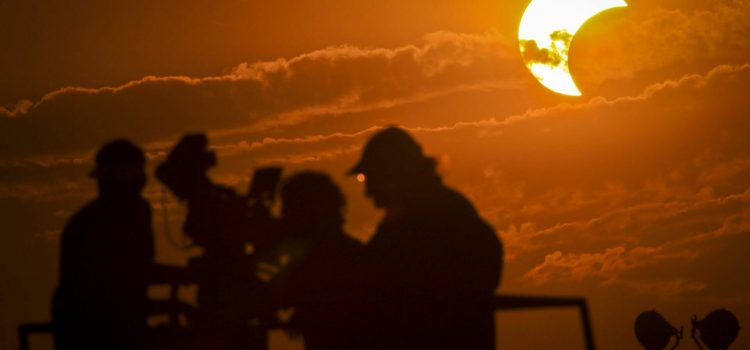 Están listos para el eclipse solar