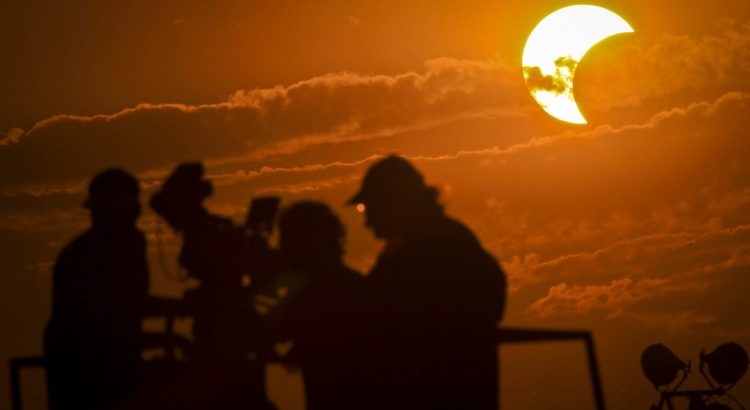 Están listos para el eclipse solar