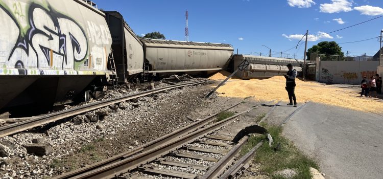 Se descarrila tren en Gómez Palacio