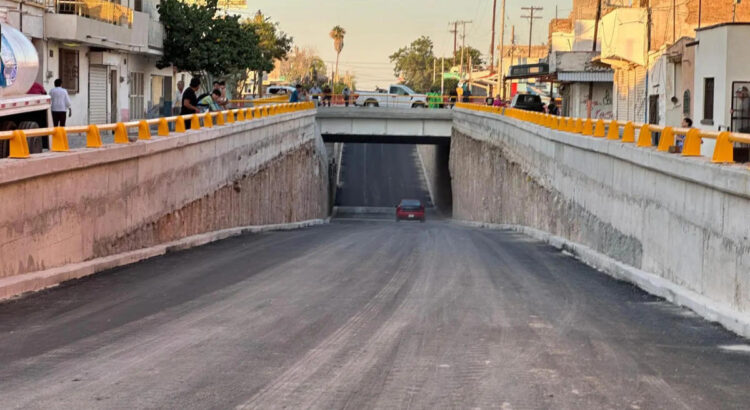 Abren circulación del Paso Inferior Vehicular en Gómez Palacio