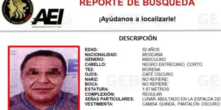 Desaparecido y encontrado… con su amante