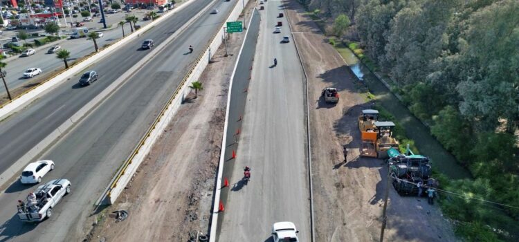 Finalizan la construcción en carriles del bulevar Ejército Mexicano