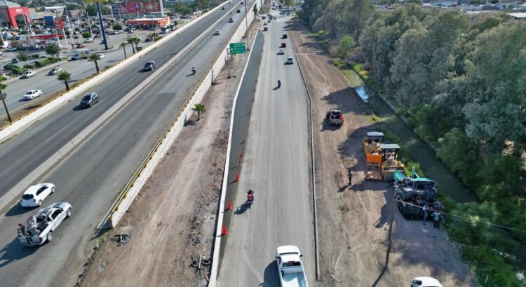 Finalizan la construcción en carriles del bulevar Ejército Mexicano