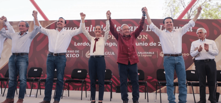 AMLO y Sheinbaum; hoy en Durango