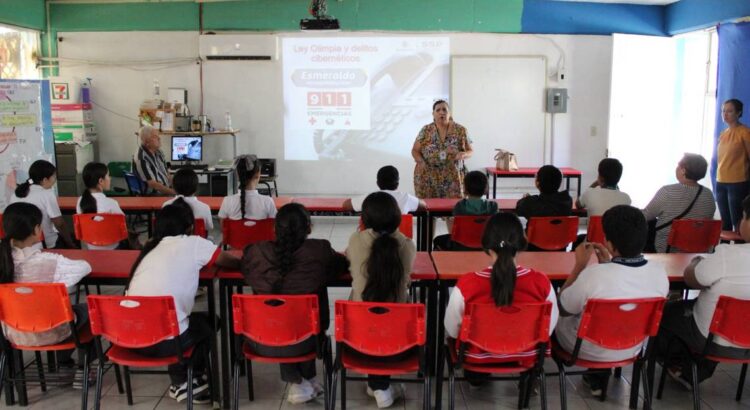 Imparten charlas sobre la “Ley Olimpia” en escuelas