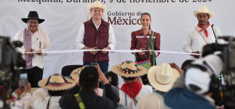 Inauguran primeros tramos de caminos artesanales