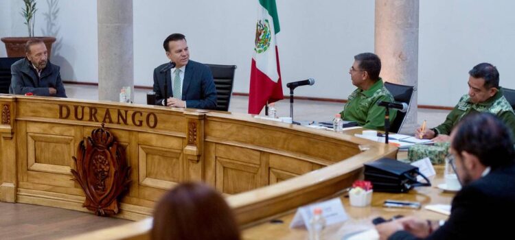 Buscan fortalecer estrategias de seguridad entre Durango y Sinaloa