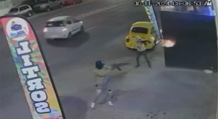 Ataque armado en autolavado