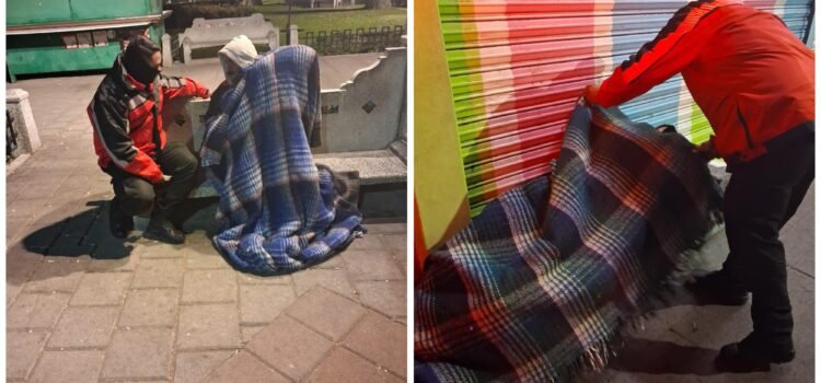 Realizan operativos invernales para apoyar a familias y personas vulnerables
