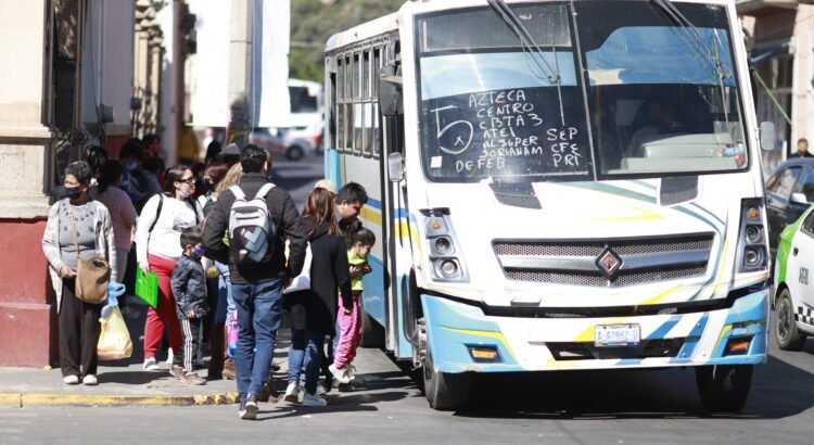 Analizan el incremento a la tarifa del transporte público