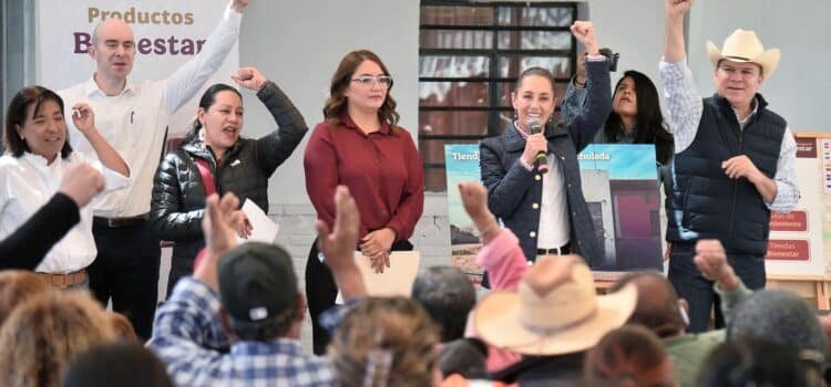 Anuncian universalidad de programas: Claudia Sheinbaum y Esteban Villegas