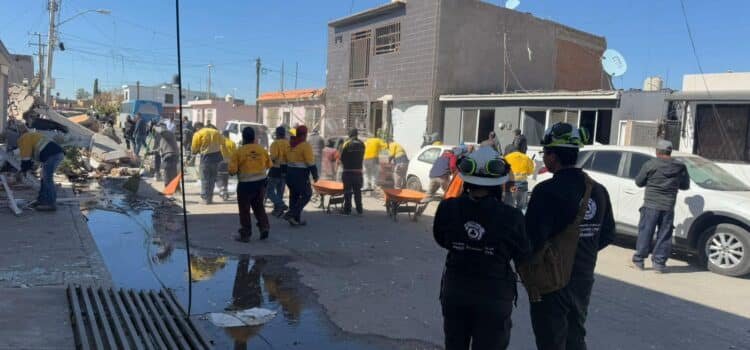 82 viviendas sufrieron daños tras explosión en el Fraccionamiento Fidel Velázquez