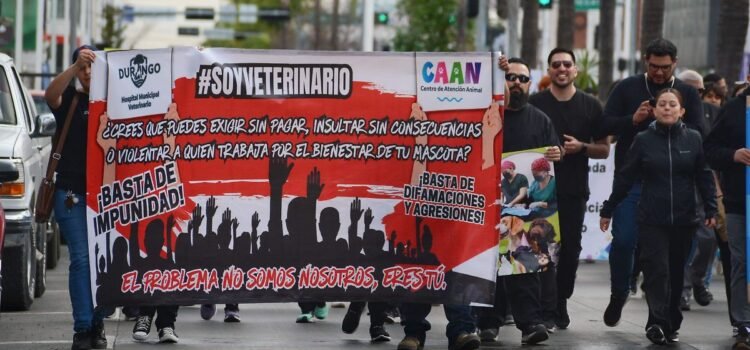 Médicos veterinarios se unen a las protestas nacionales