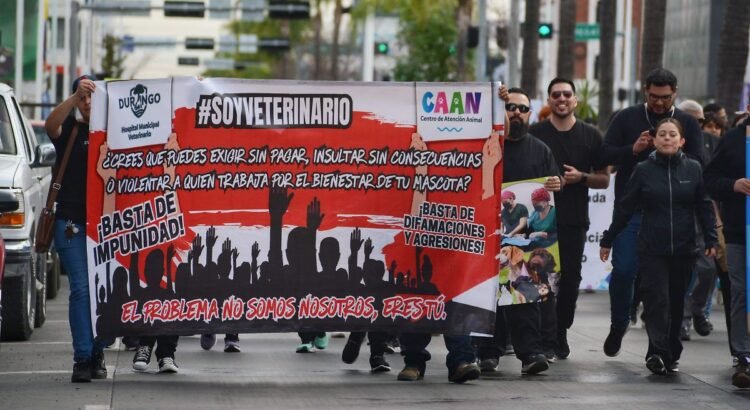 Médicos veterinarios se unen a las protestas nacionales
