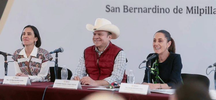 Presidenta de México anuncia una planta embolsadora de frijol
