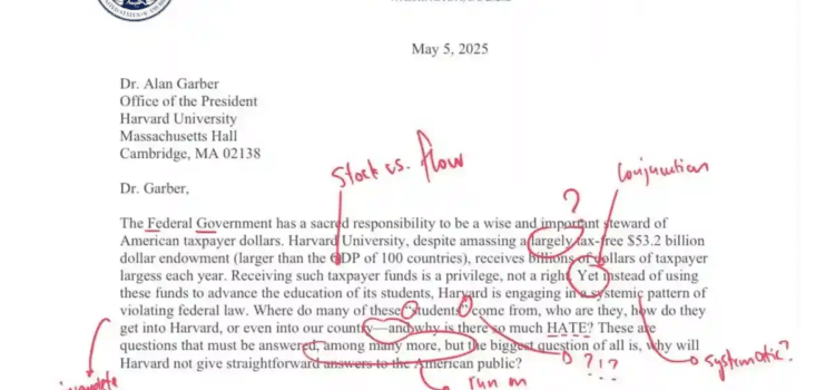 Secretaria de Educación envía carta a Harvard… plagada de errores gramaticales Secretaria de Educación envía carta a Harvard… plagada de errores gramaticales