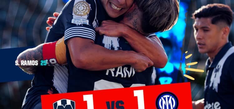 Histórico empate de Monterrey ante el Inter de Milán Histórico empate de Monterrey ante el Inter de Milán