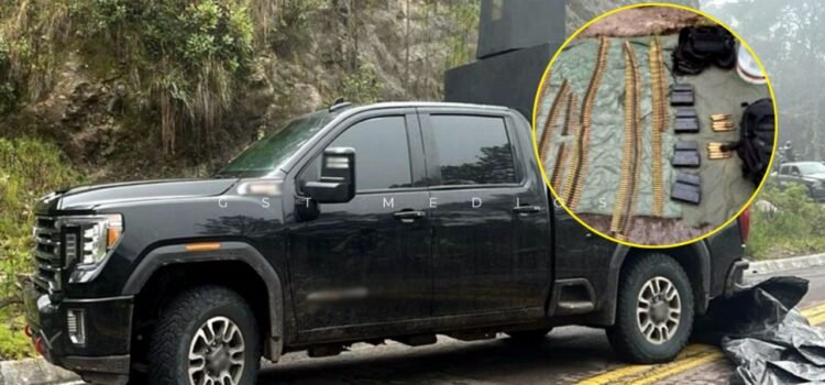 Ejército Mexicano asegura camioneta “monstruo” con blindaje Ejército Mexicano asegura camioneta “monstruo” con blindaje