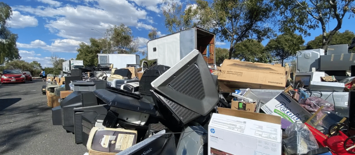 Captan 85 toneladas de basura electrónica con el Reciclatón
