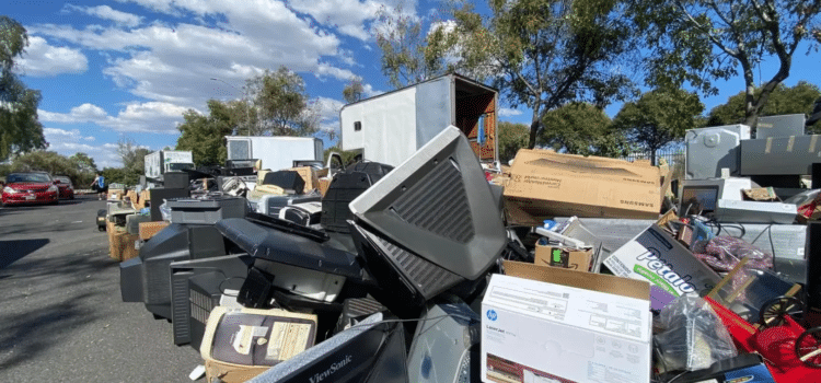 Captan 85 toneladas de basura electrónica con el Reciclatón
