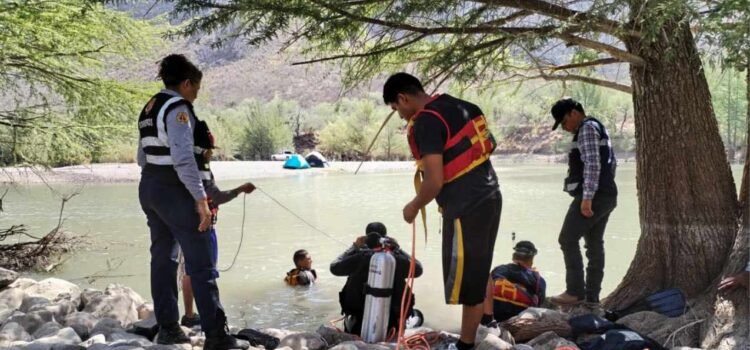 Localizan cuerpo de menor ahogado en el río La Chuza, Mezquital