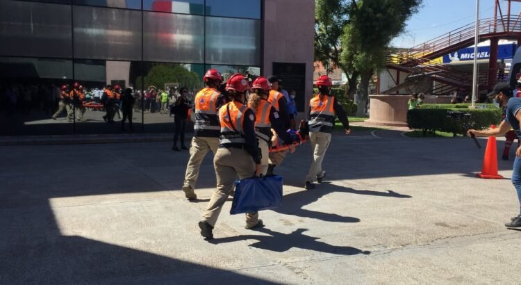 Gómez Palacio listo para participar en el simulacro de emergencia
