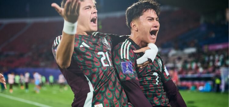 En partidazo, México y Brasil empatan 2-2, en el inicio del Mundial Sub-20