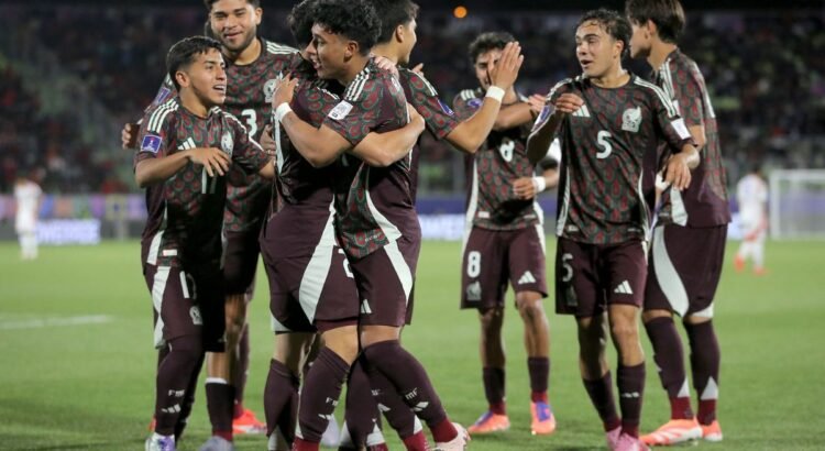 México golea a Chile y avanza a los Cuartos de Final del Mundial Sub 20