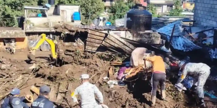 Reporta el gobierno federal 139 municipios afectados por lluvias