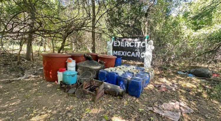 Desmantelan narcolaboratorio en Tamazula Desmantelan narcolaboratorio en Tamazula