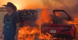 El creador de contenido que quemó un Ferrari para generar impacto digital enfrenta una posible pena de cárcel