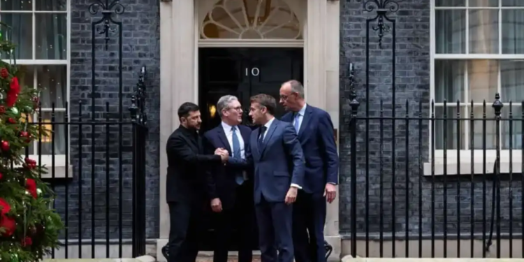 Afinan líderes europeos y Ucrania propuesta de plan de paz para enviar a Estados Unidos