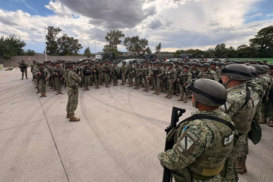Refuerzan la seguridad en Durango con el despliegue de 600 militares